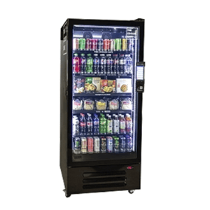 A Beverage Vending Machine With Drinks