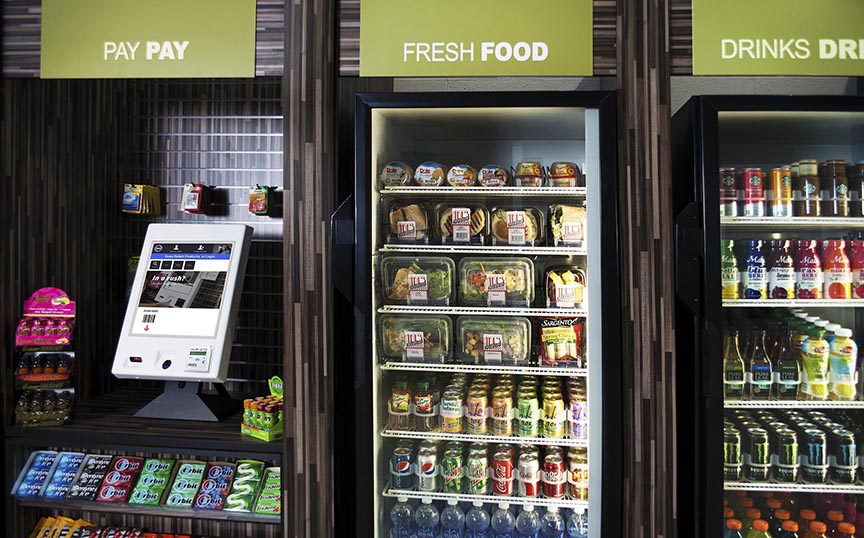 A Refrigerator With Food in It